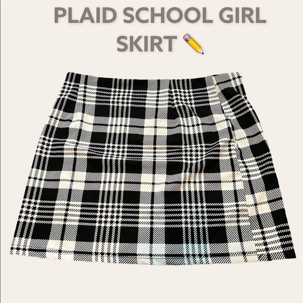 PLAID SCHOOL GIRL SKIRT
